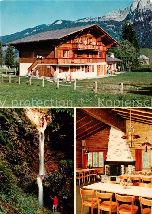 13796215 Gstaad BE Grellinger maison de vacances restaurant cascade Heitimatte