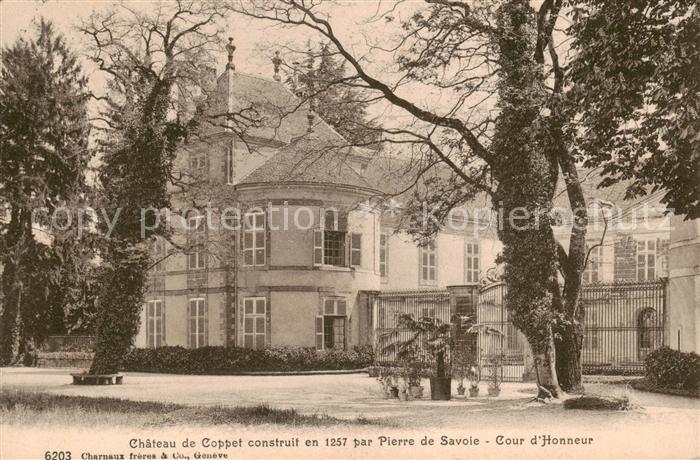 13797274 Champéry Château de Coppet Cour d'Honneur Champéry