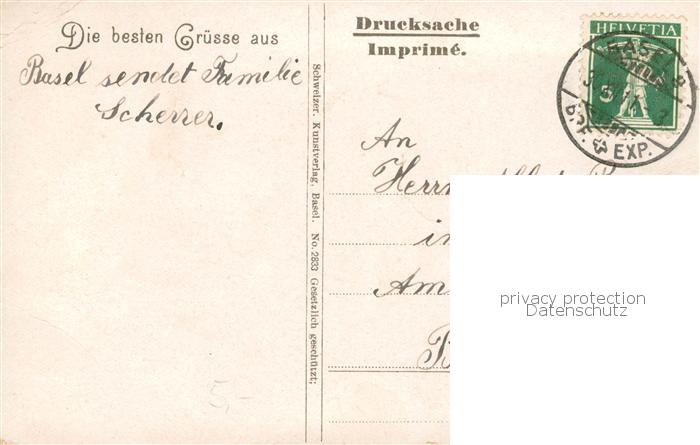 13898874 Schweiz Region Gruesse aus Basel