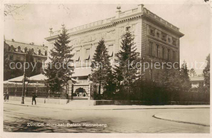 13798051 Zuerich ZH Kursaal Palais Henneberg Zuerich ZH