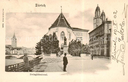 13798454 Zurich ZH Monument du Zwingli Zurich ZH