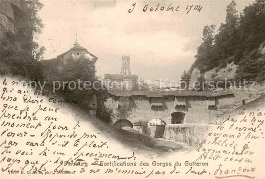 13799085 Fribourg FR Fortifications des Gorges du Gotteron Fribourg FR