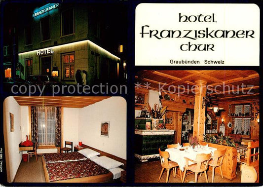 13801803 Chur GR Hotel Franziskaner Zimmer Gastraum Chur GR