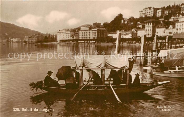 13801972 Lugano Lago di Lugano TI Panorama