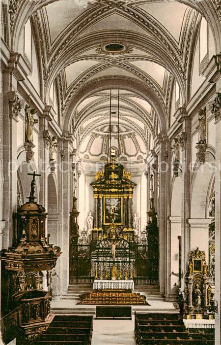 13802516 Lucerne LU Intérieur de la Hofkirche