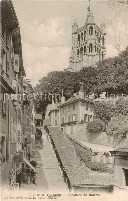 13805966 Lausanne VD Escaliers du Marché Lausanne VD