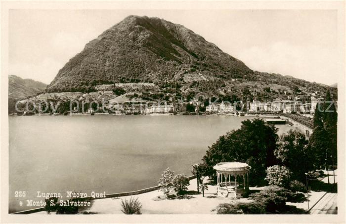 13805795 Lugano Lago di Lugano TI Nuova Quai e Monte San Salvatore