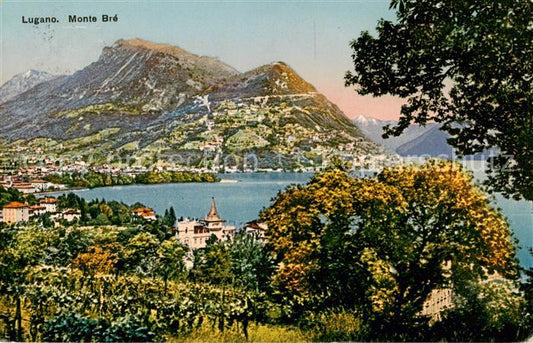 13806389 Lugano Lago di Lugano TI Monte Bre