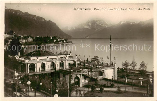 13806574 Montreux VD Pavillon des Sports et Dents du Midi