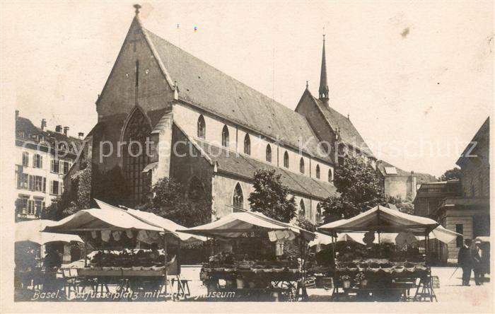 13806652 Basel BS Barfuesserplatz avec musée historique Basel BS