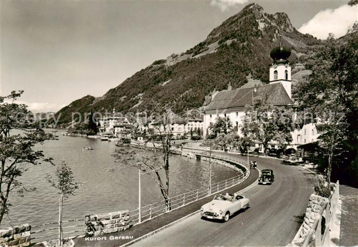 13897317 Gersau Vierwaldstaettersee SZ Neue Strasse Gersaustock