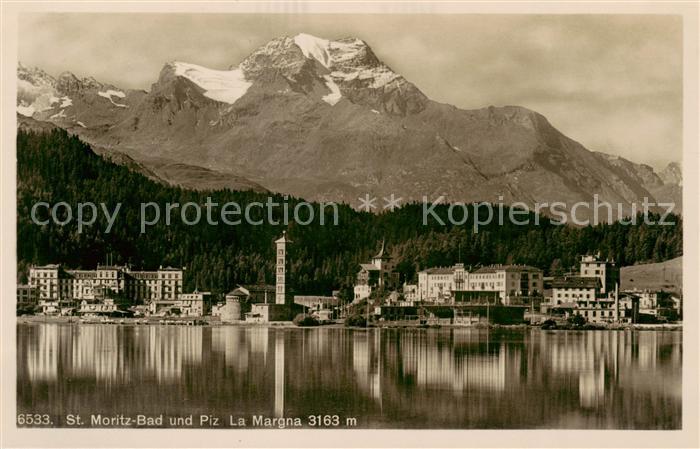 13808496 St Moritz Bad GR avec Piz La Margna St Moritz Bad GR