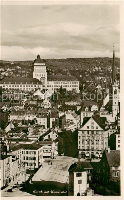 13810945 Paysage urbain de Zurich ZH avec l'Université de Zurich ZH