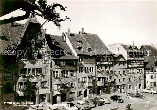 13811031 Stein Rhein SH Façade de maison sur la pittoresque place de la mairie