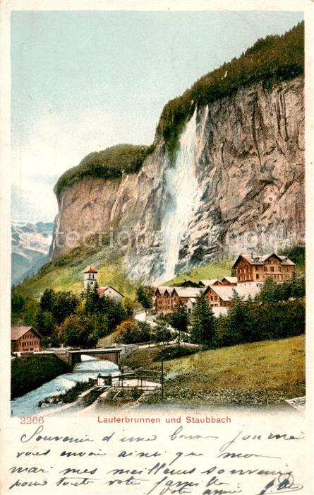 13812184 Lauterbrunnen BE avec cascade du Staubbach Lauterbrunnen BE