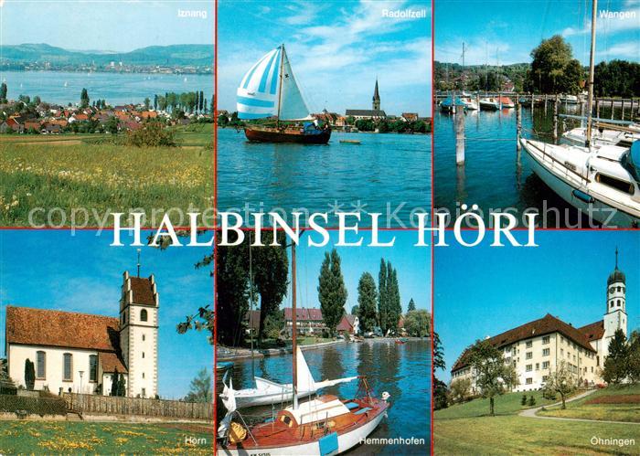 13813923 Hoeri Lac de Constance Panorama Port Église Horn Hemmenhofen oehningen Hoeri