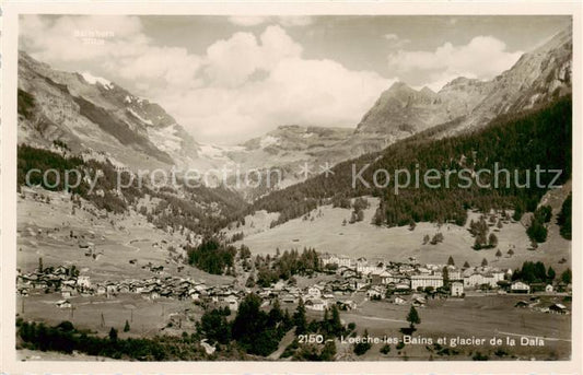 13815390 Loèche-les-Bains VS et glacier de la Dala