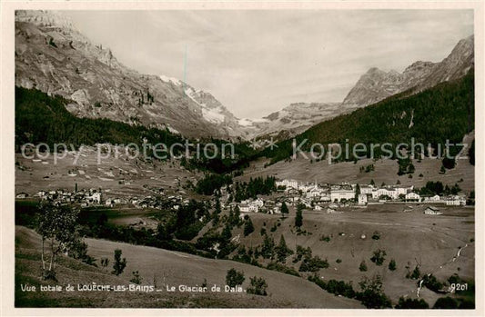 13815391 Loueche-les-Bains Loèche-les-Bains VS Le Glacier de Dala Vue totale