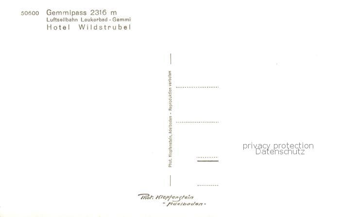 13815392 Col du Gemmi 2322m VS téléphérique Loèche-les-Bains-Gemmi Hôtel Wildstrubel