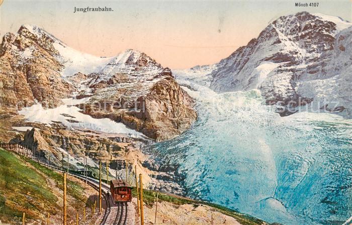 13815536 ​​​​Panorama du chemin de fer de la Jungfrau avec le chemin de fer Moench de la Jungfrau