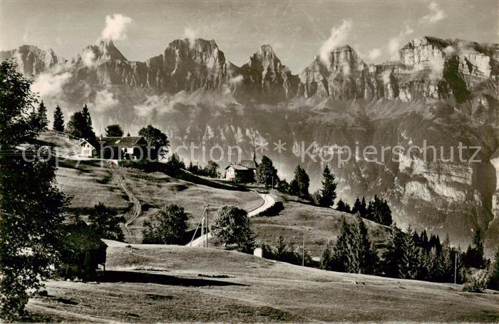 13815748 Oberberg SZ Panorama avec chapelle