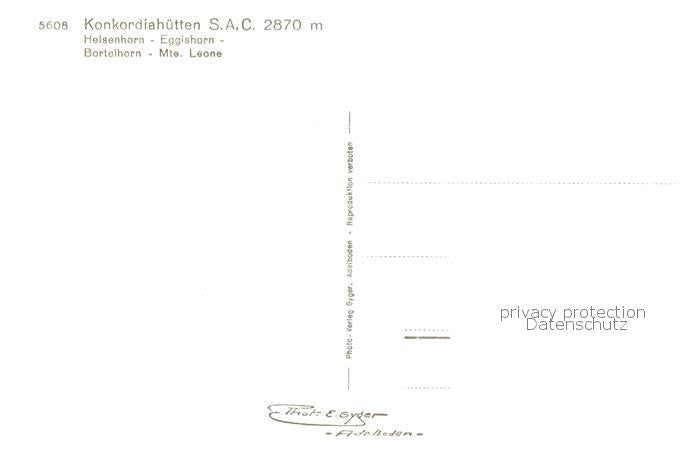 13815792 Concordiahuette 2870m Jungfrau BE avec Helsenhorn Eggishorn Bortelhorn M