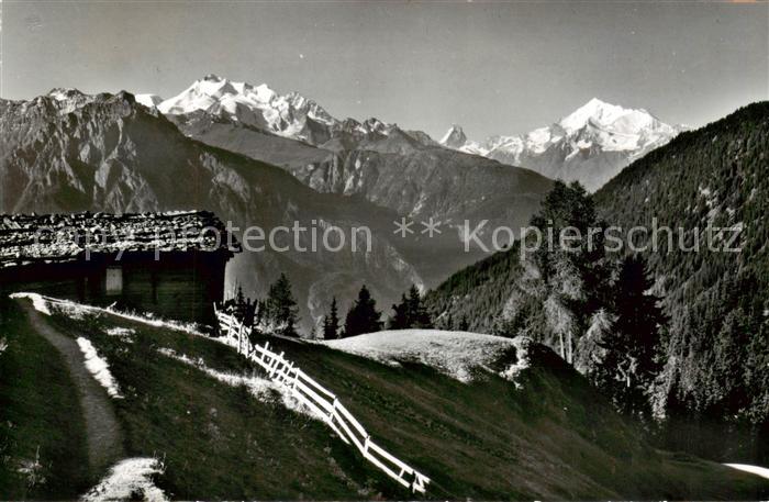 13815799 Riederalp VS Aletsch région Mischabel Matterhorn Weisshorn