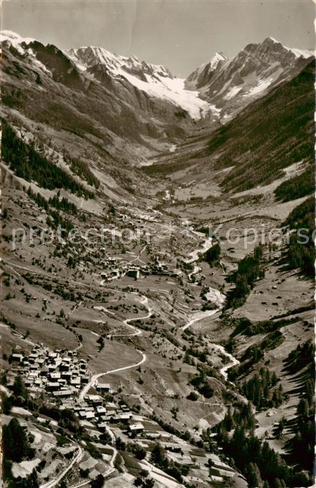 13815808 Loetschental VS avec Langgletscher Ferden et Kippel