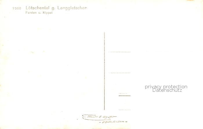 13815808 Loetschental VS avec Langgletscher Ferden et Kippel