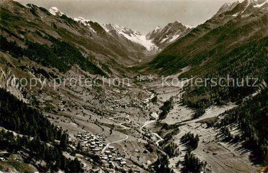 13815812 Loetschental VS avec Langgletscher Ferden et Kippel Breithorn et Schie