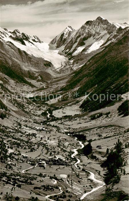 13815820 Loetschental VS avec Langgletscher et Kippel