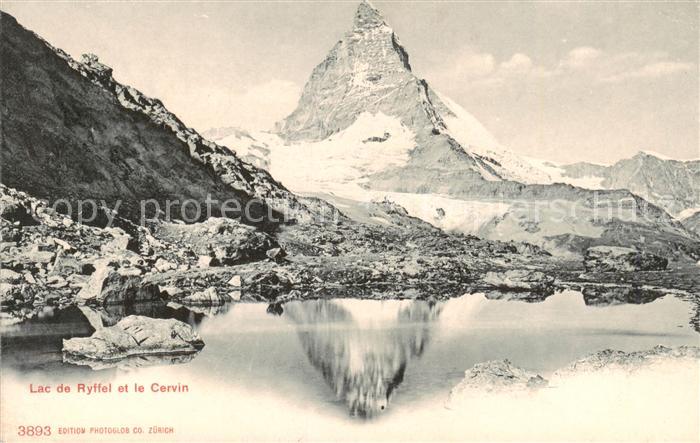 13815991 Zermatt VS Lac Ryffel et Cervin Zermatt VS