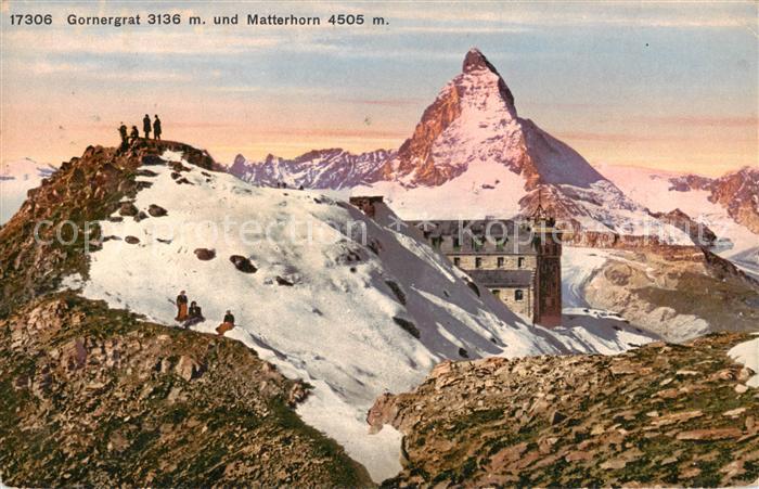 13816002 Gornergrat Zermatt VS Panorama avec Cervin