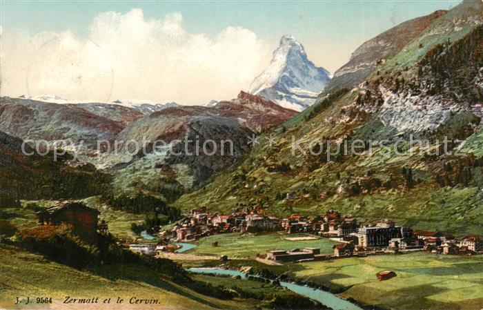 13816003 Zermatt VS et le Cervin Zermatt VS