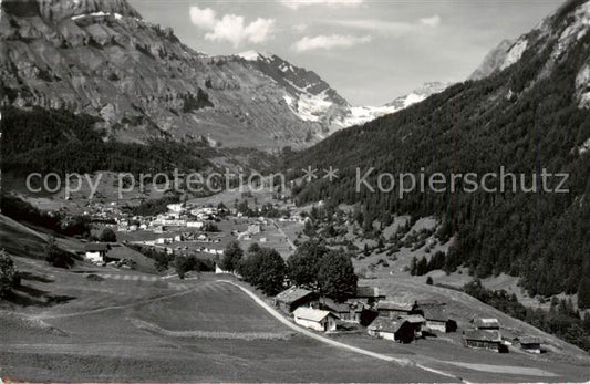 13816030 Leukerbad Loueche-les-Bains VS mit Doerfli Birchen Balmhorn und Gitzifu