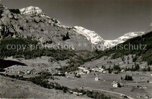 13816037 Leukerbad Loueche-les-Bains VS mit Rinderhorn Balmhorn Gitzifurgge und