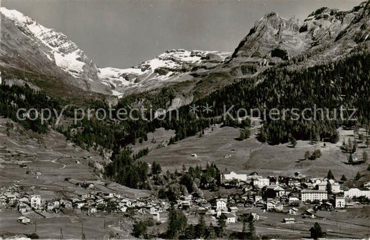 13816046 Leukerbad Loueche-les-Bains VS mit Balmhorn Ferdenrothorn und Majinghor