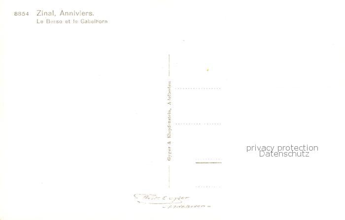 13816061 Zinal VS Anniviers Le Besso et la Gabelhorn Zinal VS