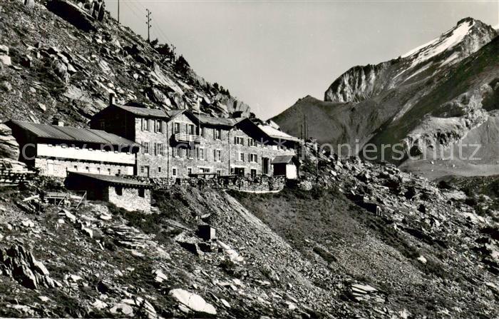 13816123 Kandersteg BE Berghotel Schwarenbach mit Doldenhorn Kandersteg BE