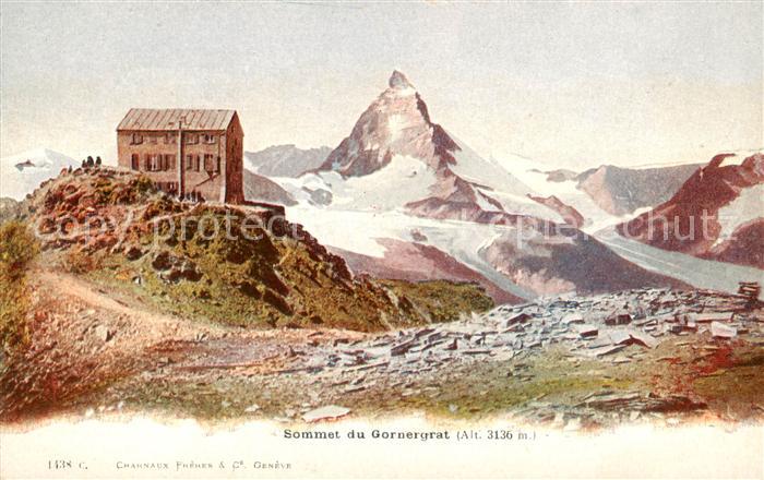 13816144 Gornergrat Zermatt VS mit Matterhorn