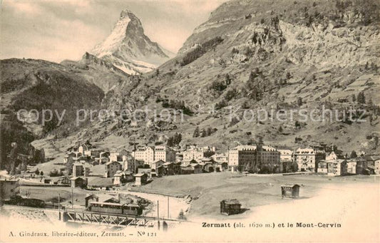 13816150 Zermatt VS et le Mont Cervin Zermatt VS