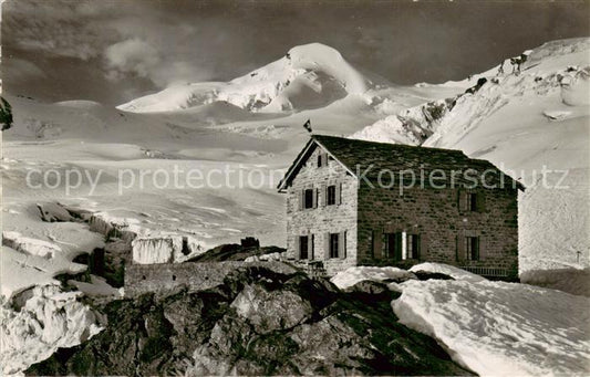 13816157 Saas-Fee VS Berggasthaus Langefluh Allalinhorn Feegletscher