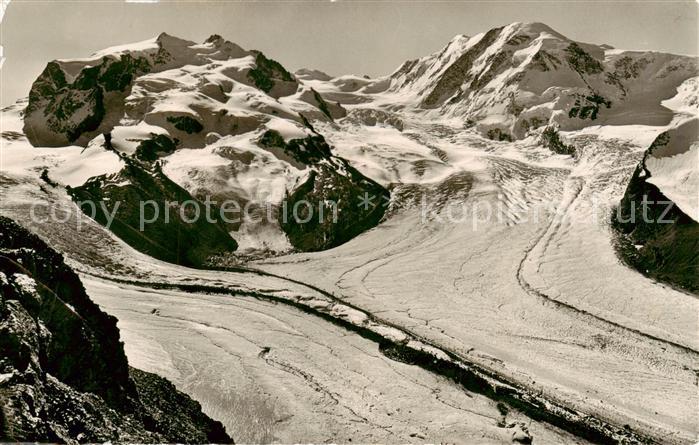 13816158 Zermatt VS Monte Rosa mit Lyskamm Zermatt VS