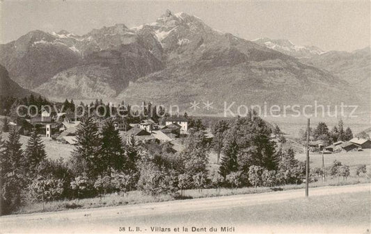 13816223 Villars  Chesieres VD et la Dent du Midi