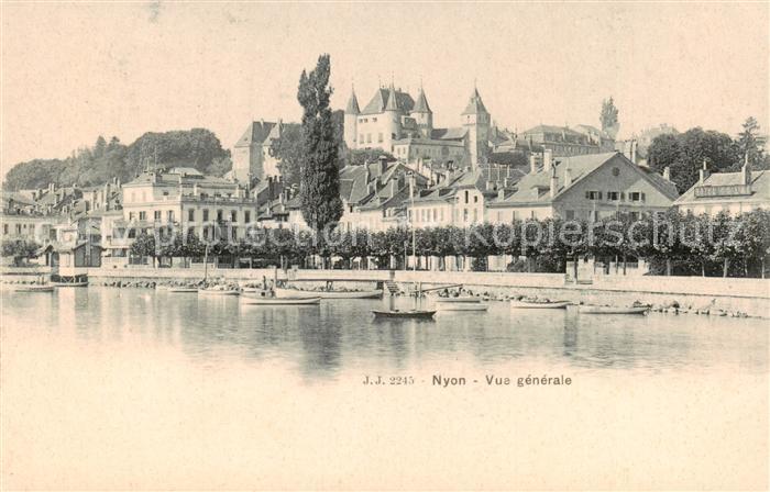 13816226 Nyon VD Vue generale Nyon VD