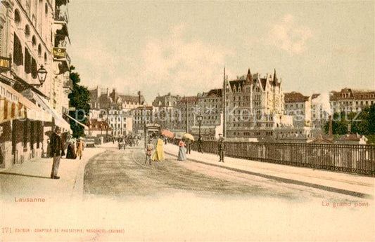 13816263 Lausanne VD Le grand pont Lausanne VD