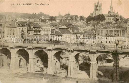 13816264 Lausanne VD Vue generale Lausanne VD