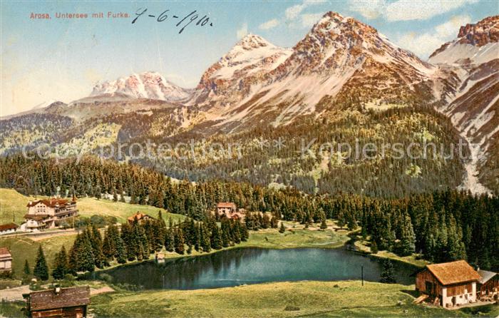 13816173 Arosa GR Untersee avec Furka Arosa GR