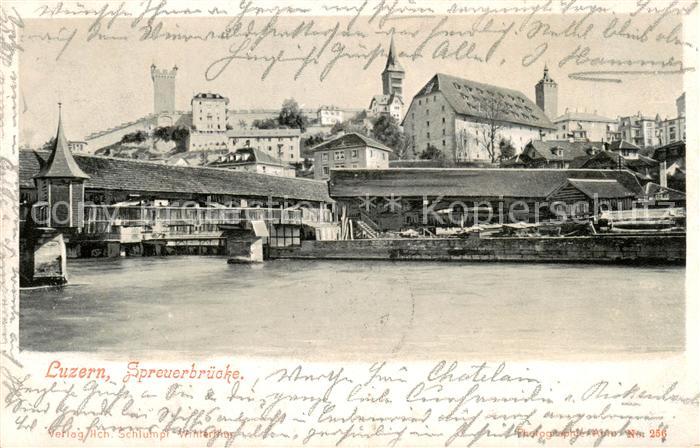 13816183 Lucerne LU Spreuerbrücke