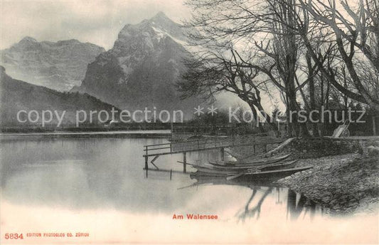 13816196 Walensee Wallensee SG Seepanorama